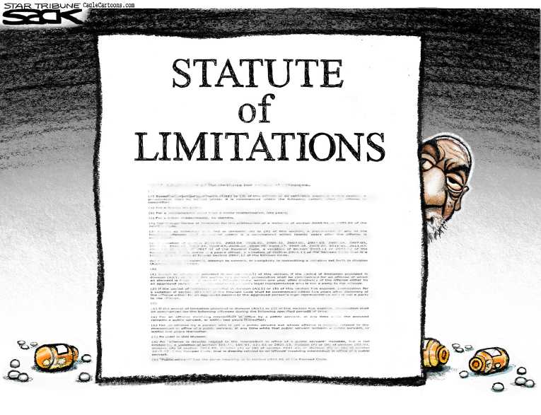 Political/Editorial Cartoon by Steve Sack, Minneapolis Star Tribune on Well-Hung Jury Deadlocked
