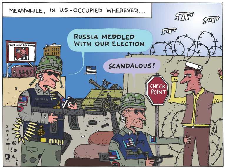 Political/Editorial Cartoon by Ted Rall on In Other News