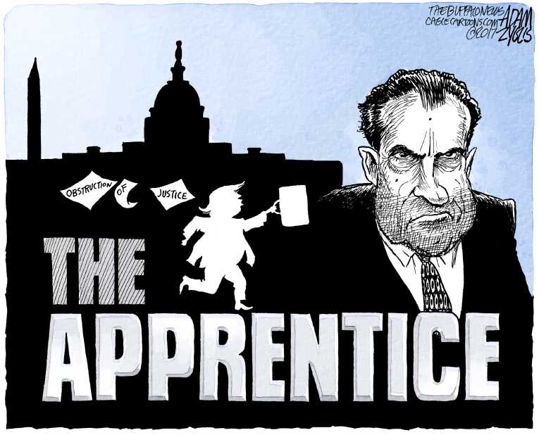Political/Editorial Cartoon by Adam Zyglis, The Buffalo News on Trump Contemplating More Changes