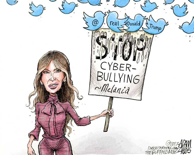 Political/Editorial Cartoon by Adam Zyglis, The Buffalo News on Trump Attacks Morning Joe