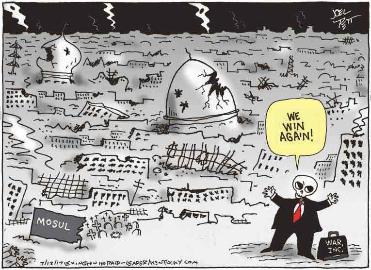Political/Editorial Cartoon by Joel Pett, Lexington Herald-Leader, CWS/CartoonArts Intl. on In Other News