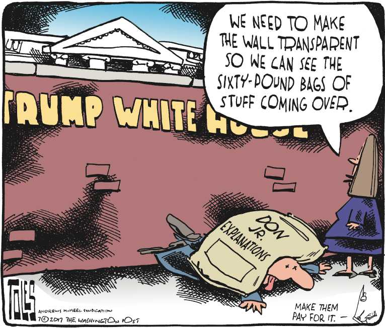 Political/Editorial Cartoon by Tom Toles, Washington Post on In Other News