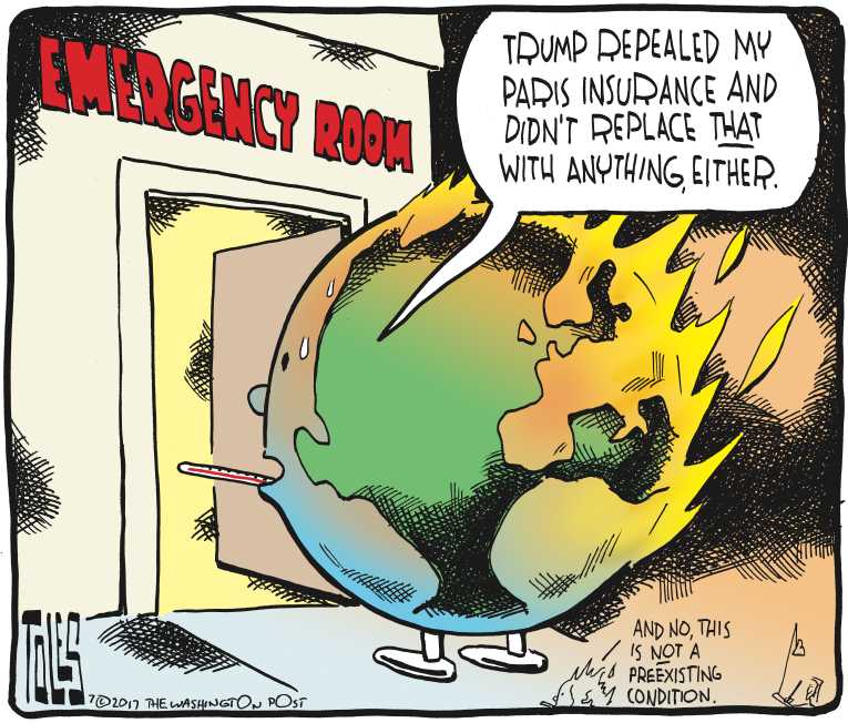 Political/Editorial Cartoon by Tom Toles, Washington Post on In Other News