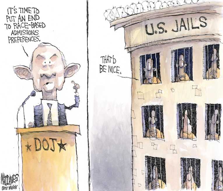 Political/Editorial Cartoon by Matt Davies, Journal News on In Other News