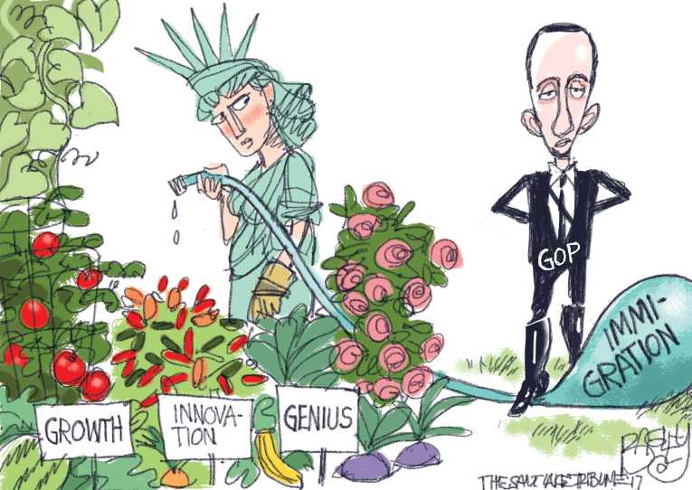 Political/Editorial Cartoon by Pat Bagley, Salt Lake Tribune on In Other News