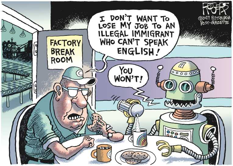Political/Editorial Cartoon by Rob Rogers, The Pittsburgh Post-Gazette on In Other News