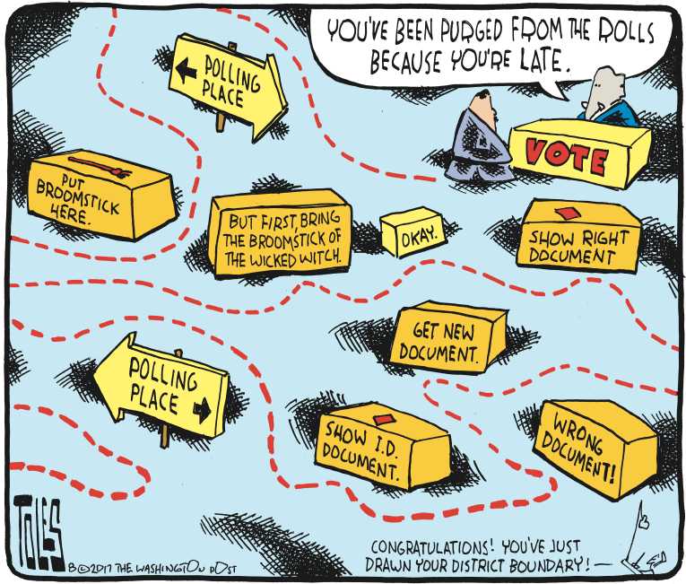 Political/Editorial Cartoon by Tom Toles, Washington Post on In Other News