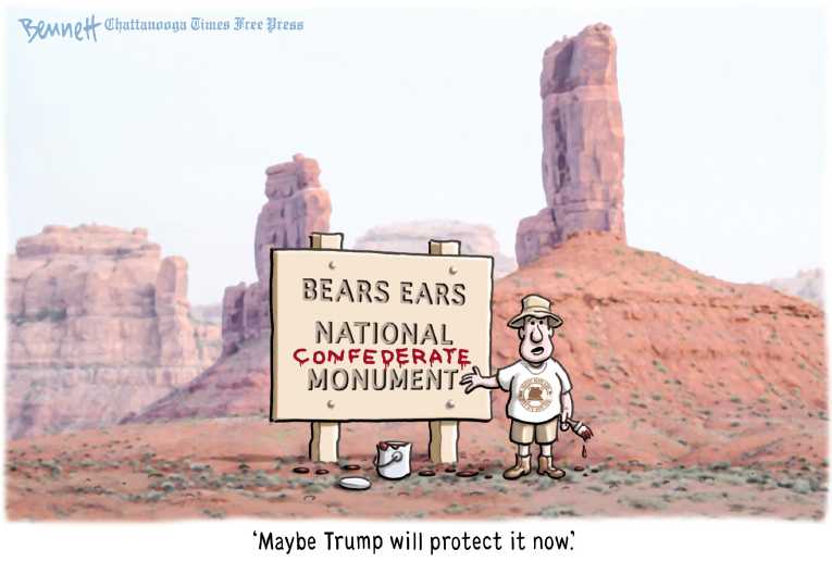 Political/Editorial Cartoon by Clay Bennett, Chattanooga Times Free Press on In Other News