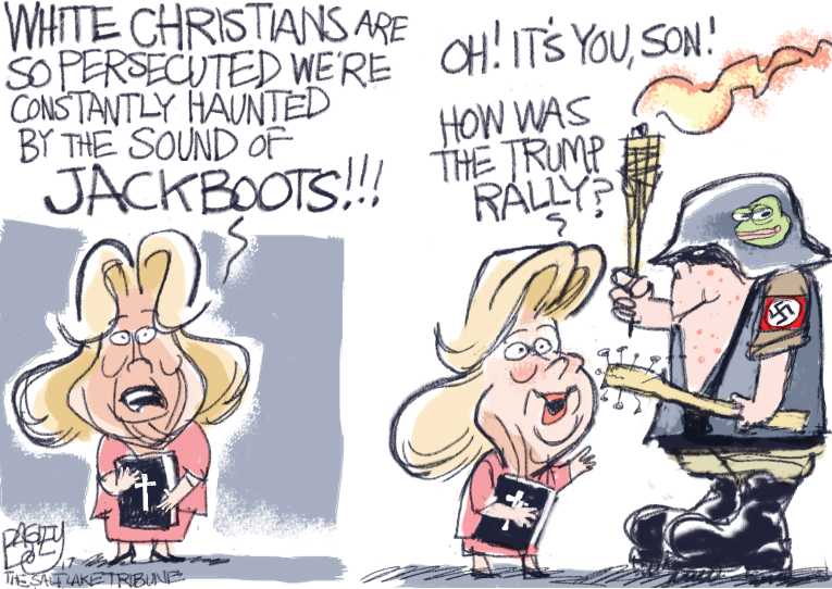 Political/Editorial Cartoon by Pat Bagley, Salt Lake Tribune on Monuments Debate Escalates