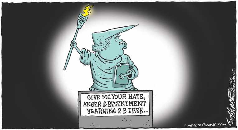 Political/Editorial Cartoon by Bob Englehart, Hartford Courant on Monuments Debate Escalates