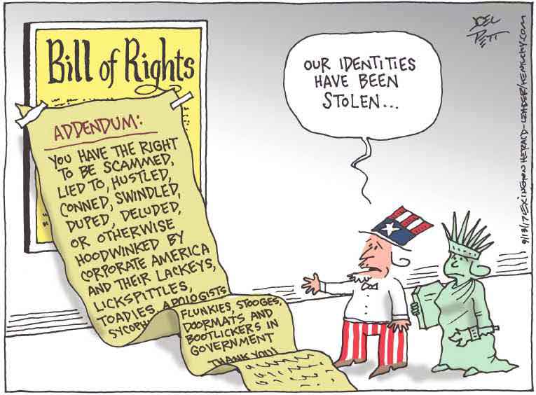 Political/Editorial Cartoon by Joel Pett, Lexington Herald-Leader, CWS/CartoonArts Intl. on In Other News