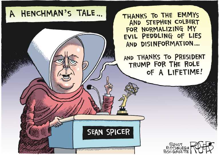Political/Editorial Cartoon by Rob Rogers, The Pittsburgh Post-Gazette on In Other News
