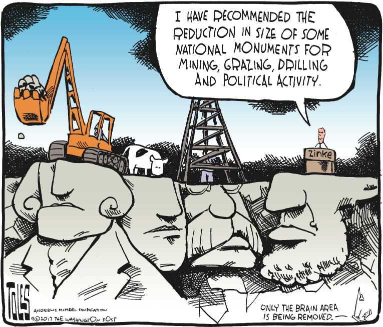 Political/Editorial Cartoon by Tom Toles, Washington Post on In Other News