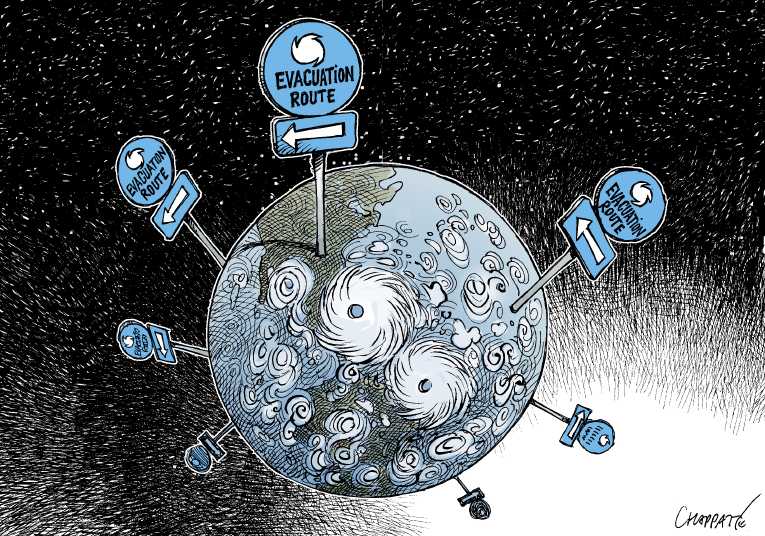 Political/Editorial Cartoon by Patrick Chappatte, International Herald Tribune on In Other News