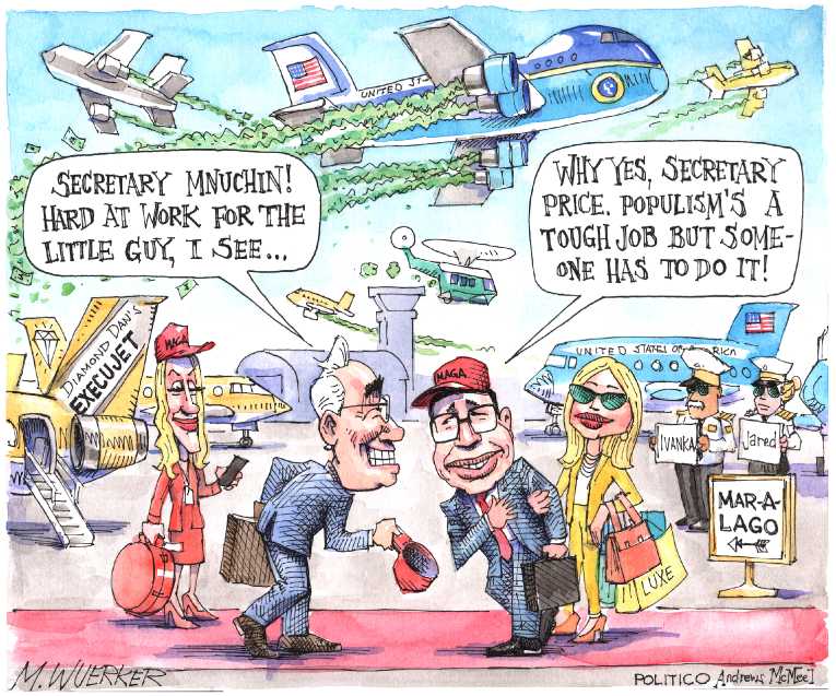 Political/Editorial Cartoon by Matt Wuerker, Politico on In Other News