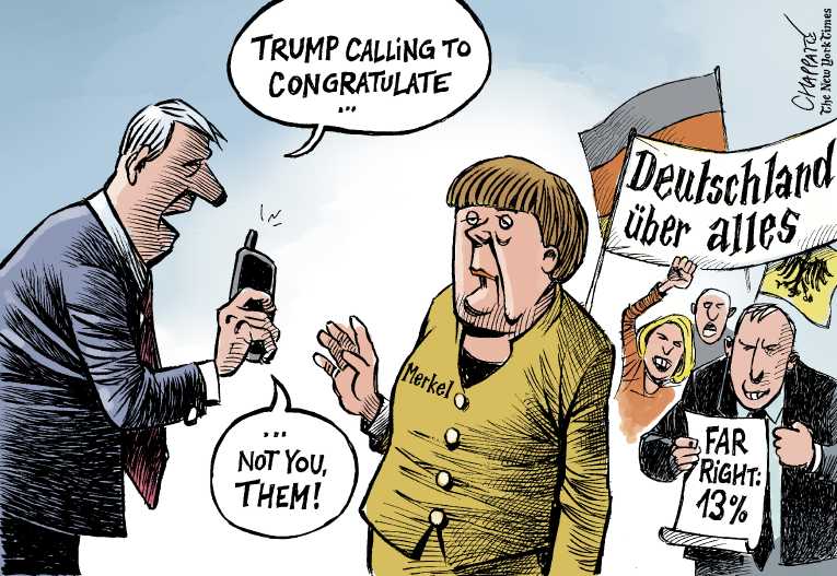 Political/Editorial Cartoon by Patrick Chappatte, International Herald Tribune on In Other News