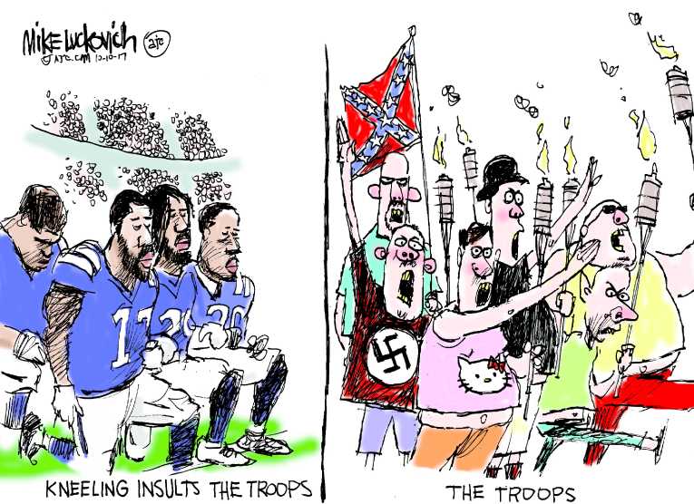 Political/Editorial Cartoon by Mike Luckovich, Atlanta Journal-Constitution on In Other News