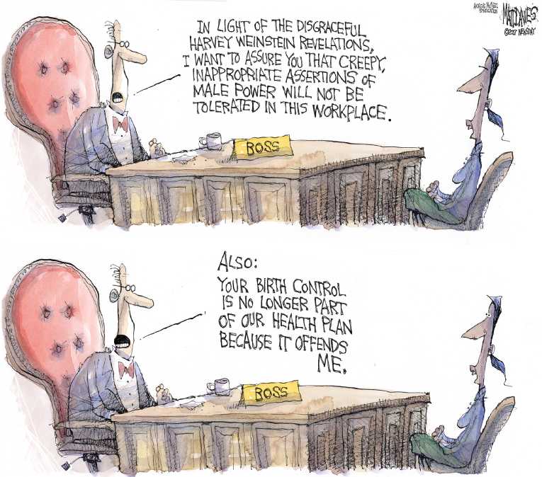 Political/Editorial Cartoon by Matt Davies, Journal News on In Other News