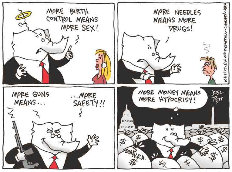 Political/Editorial Cartoon by Joel Pett, Lexington Herald-Leader, CWS/CartoonArts Intl. on In Other News