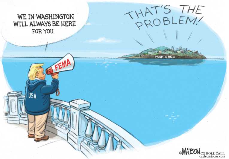 Political/Editorial Cartoon by RJ Matson, Cagle Cartoons on Puerto Rico on the Brink