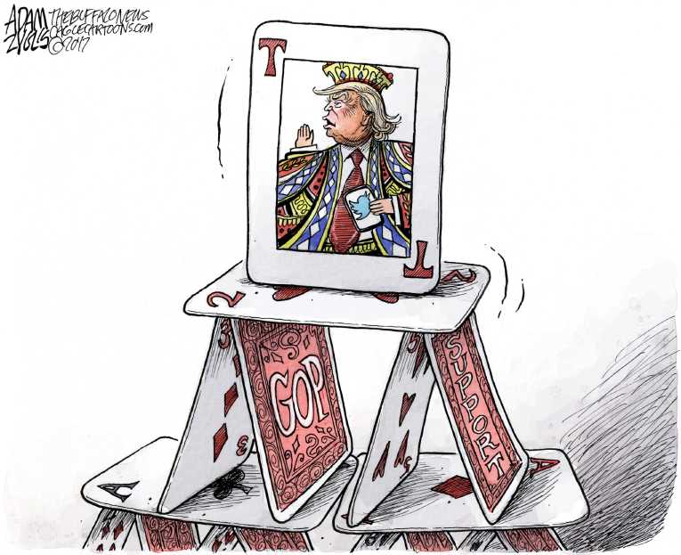 Political/Editorial Cartoon by Adam Zyglis, The Buffalo News on GOP Battling Within