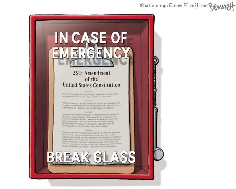 Political/Editorial Cartoon by Clay Bennett, Chattanooga Times Free Press on Trump’s Base Thrilled
