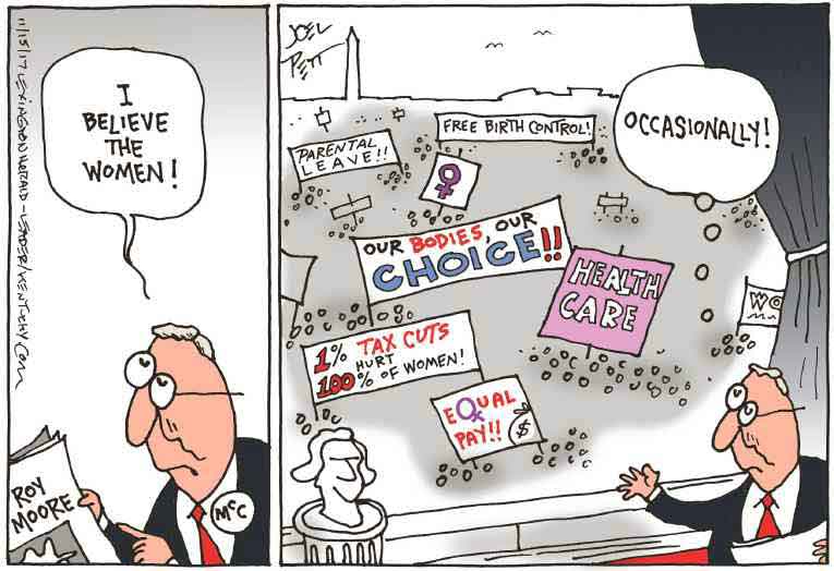 Political/Editorial Cartoon by Joel Pett, Lexington Herald-Leader, CWS/CartoonArts Intl. on In Other News