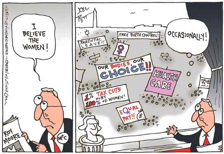 Political/Editorial Cartoon by Joel Pett, Lexington Herald-Leader, CWS/CartoonArts Intl. on In Other News
