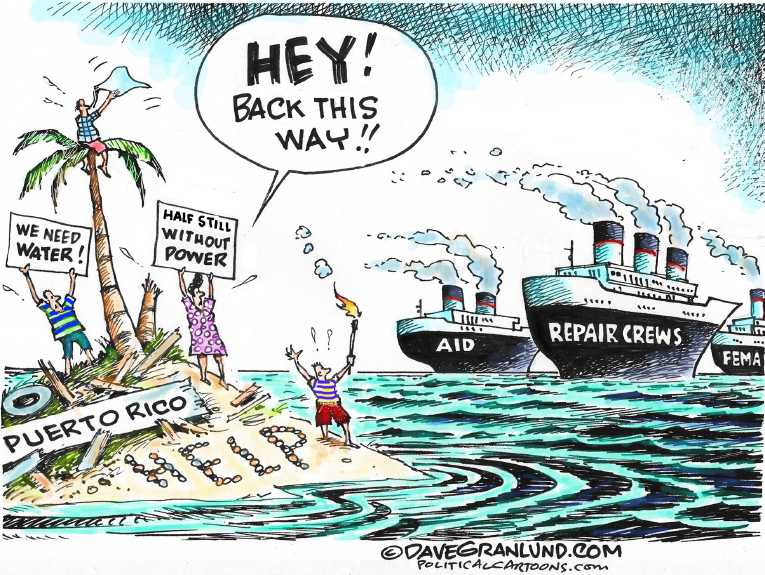Political/Editorial Cartoon by Dave Granlund on In Other News
