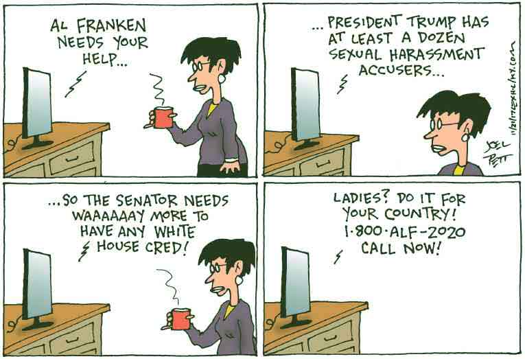 Political/Editorial Cartoon by Joel Pett, Lexington Herald-Leader, CWS/CartoonArts Intl. on Sex Scandals Rock U.S.
