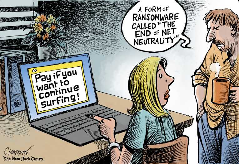 Political/Editorial Cartoon by Patrick Chappatte, International Herald Tribune on In Other News