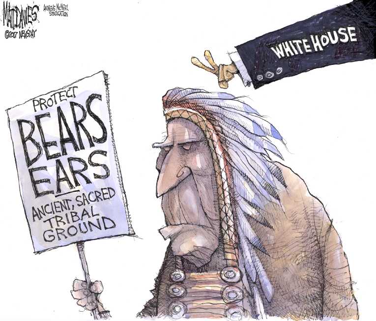 Political/Editorial Cartoon by Matt Davies, Journal News on Oil Companies Winning Big