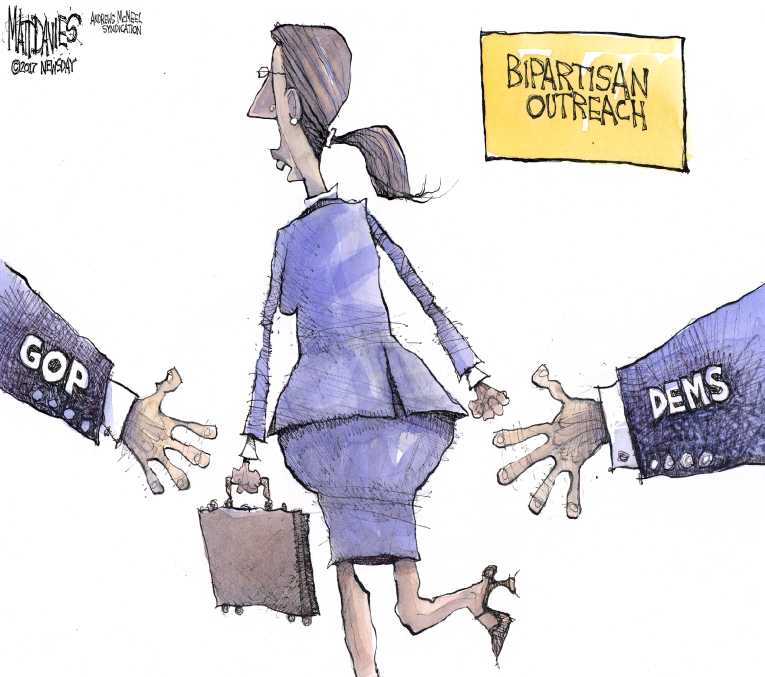 Political/Editorial Cartoon by Matt Davies, Journal News on Sex Charges Mounting