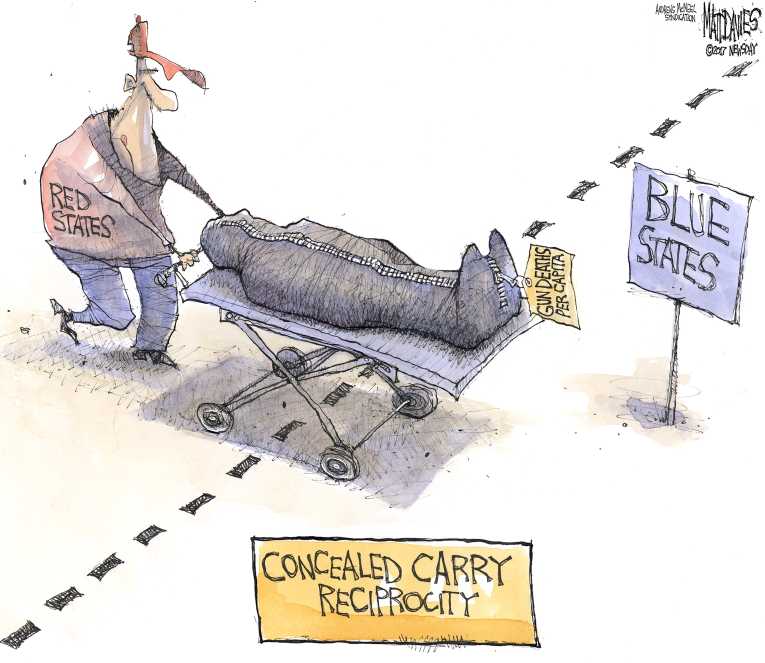 Political/Editorial Cartoon by Matt Davies, Journal News on In Other News