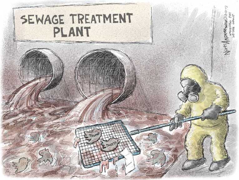 Political/Editorial Cartoon by Nick Anderson, Houston Chronicle on Trump Inspiring the Forgotten