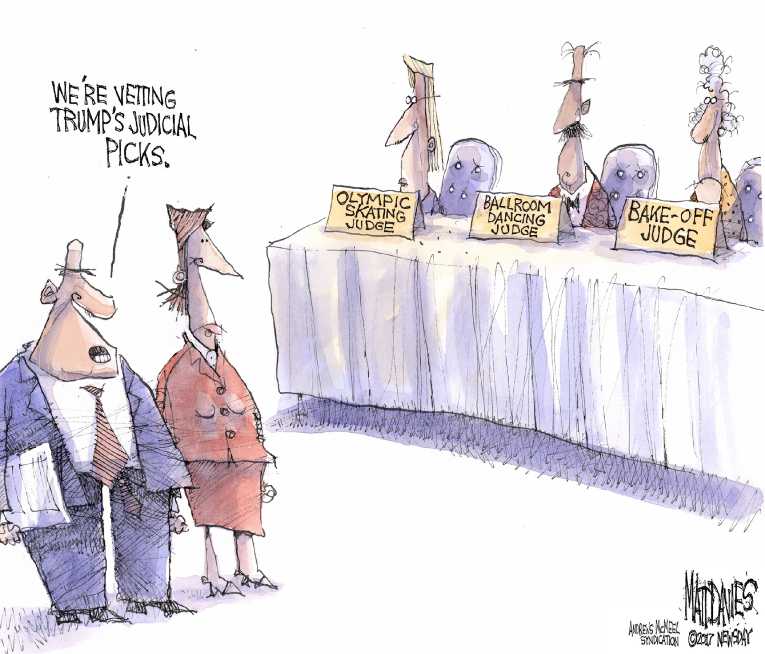 Political/Editorial Cartoon by Matt Davies, Journal News on Trump Inspiring the Forgotten