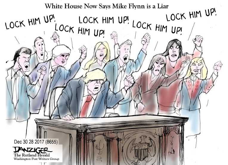 Political/Editorial Cartoon by Jeff Danziger on Presidents Pressures DOJ