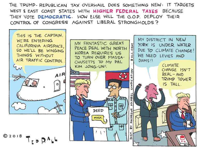 Political/Editorial Cartoon by Ted Rall on In Other News