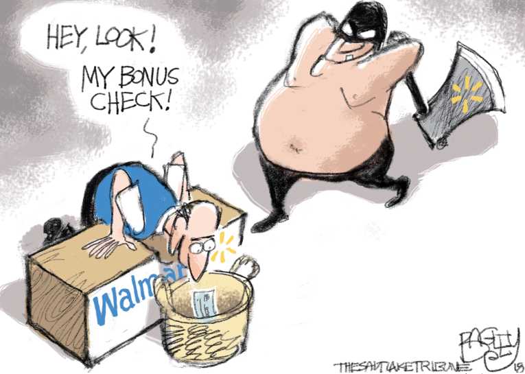 Political/Editorial Cartoon by Pat Bagley, Salt Lake Tribune on In Other News