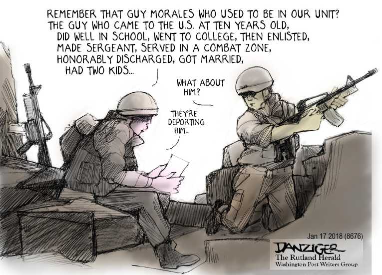 Political/Editorial Cartoon by Jeff Danziger on In Other News