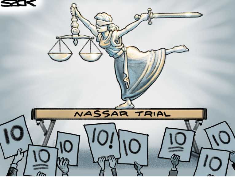 Political/Editorial Cartoon by Steve Sack, Minneapolis Star Tribune on In Other News