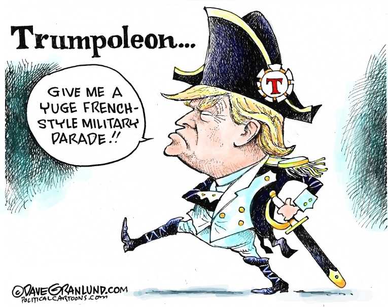 Political/Editorial Cartoon by Dave Granlund on President Issues Demand
