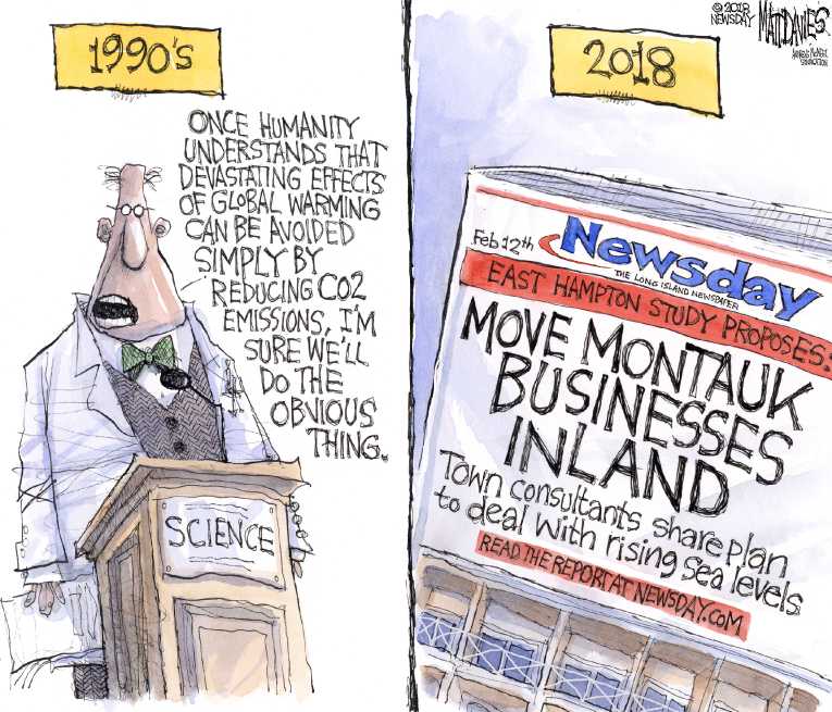 Political/Editorial Cartoon by Matt Davies, Journal News on In Other News