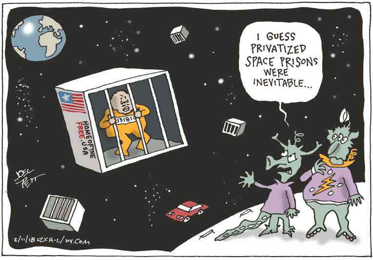 Political/Editorial Cartoon by Joel Pett, Lexington Herald-Leader, CWS/CartoonArts Intl. on In Other News