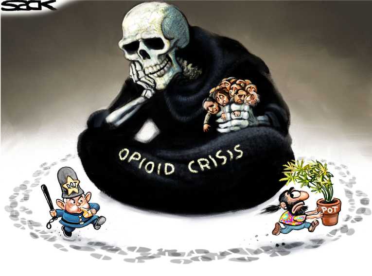 Political/Editorial Cartoon by Steve Sack, Minneapolis Star Tribune on In Other News