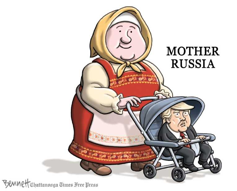 Political/Editorial Cartoon by Clay Bennett, Chattanooga Times Free Press on Putin Suspected in UK Attack