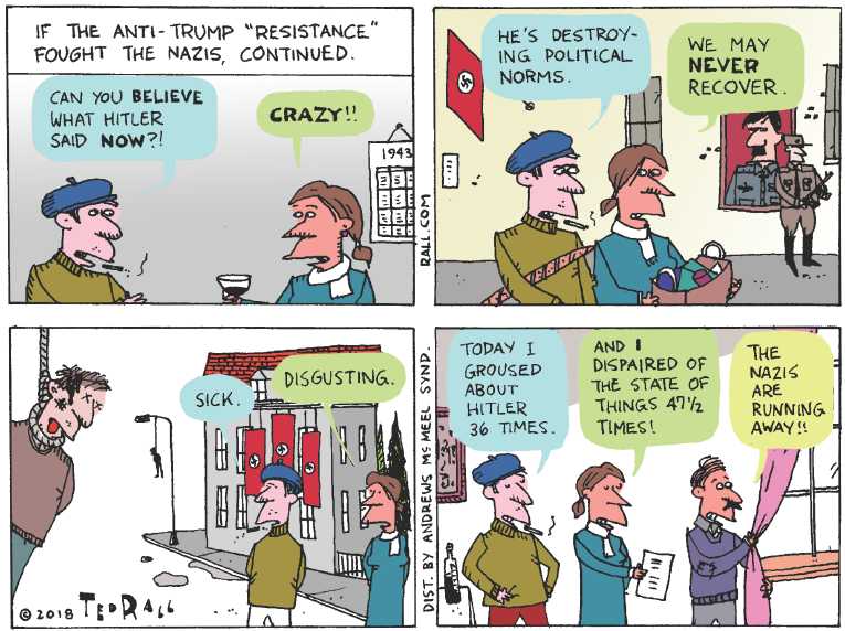 Political/Editorial Cartoon by Ted Rall on Trump Enacts Tariffs