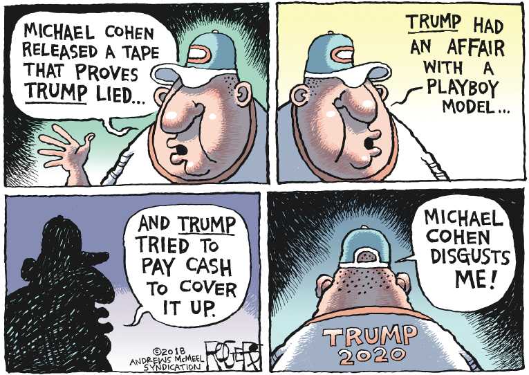 Political/Editorial Cartoon by Rob Rogers on Trump’s Power Grows