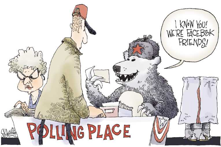 Political/Editorial Cartoon by Signe Wilkinson, Philadelphia Daily News on Alex Jones Censored