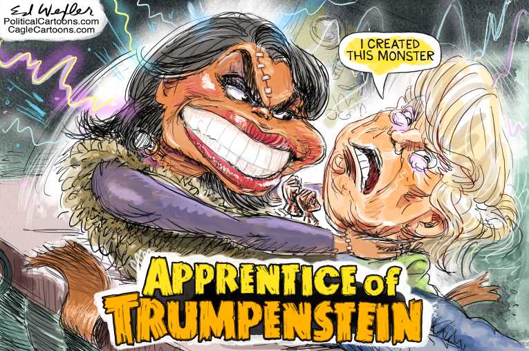 Political/Editorial Cartoon by Ed Wexler, PoliticalCartoons.com on Former Aide Attacks Trump